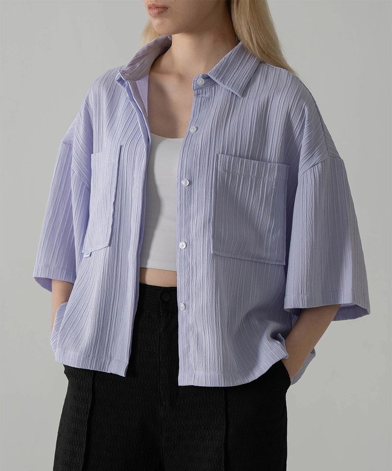 緹花刺繡襯衫 Jacquard SS Shirt