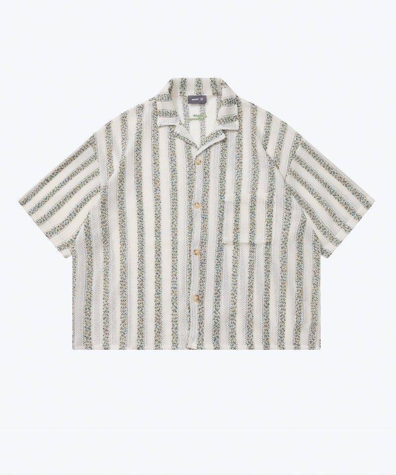 開領針織襯衫 Pattern Knit Collar Shirt
