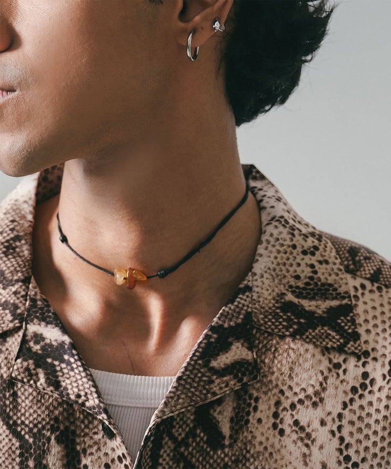 蛇紋印花襯衫 Snake Print With Flame Shirt
