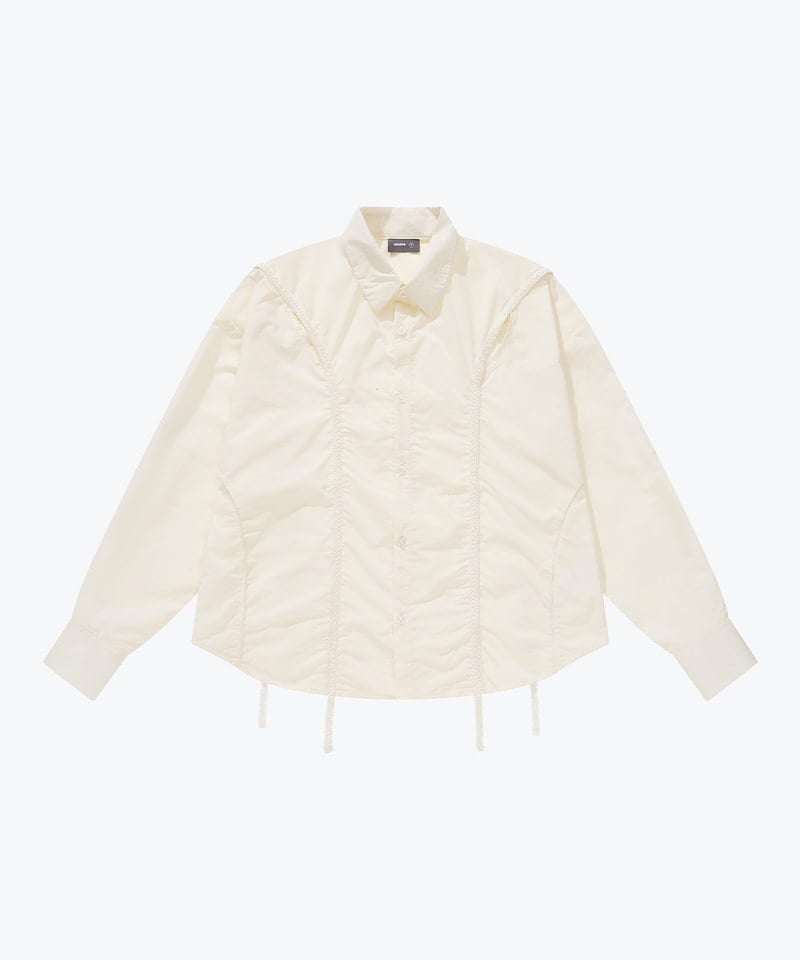 SNS0223W-251 立體剪裁襯衫 Chest Hole Oversize Shirt