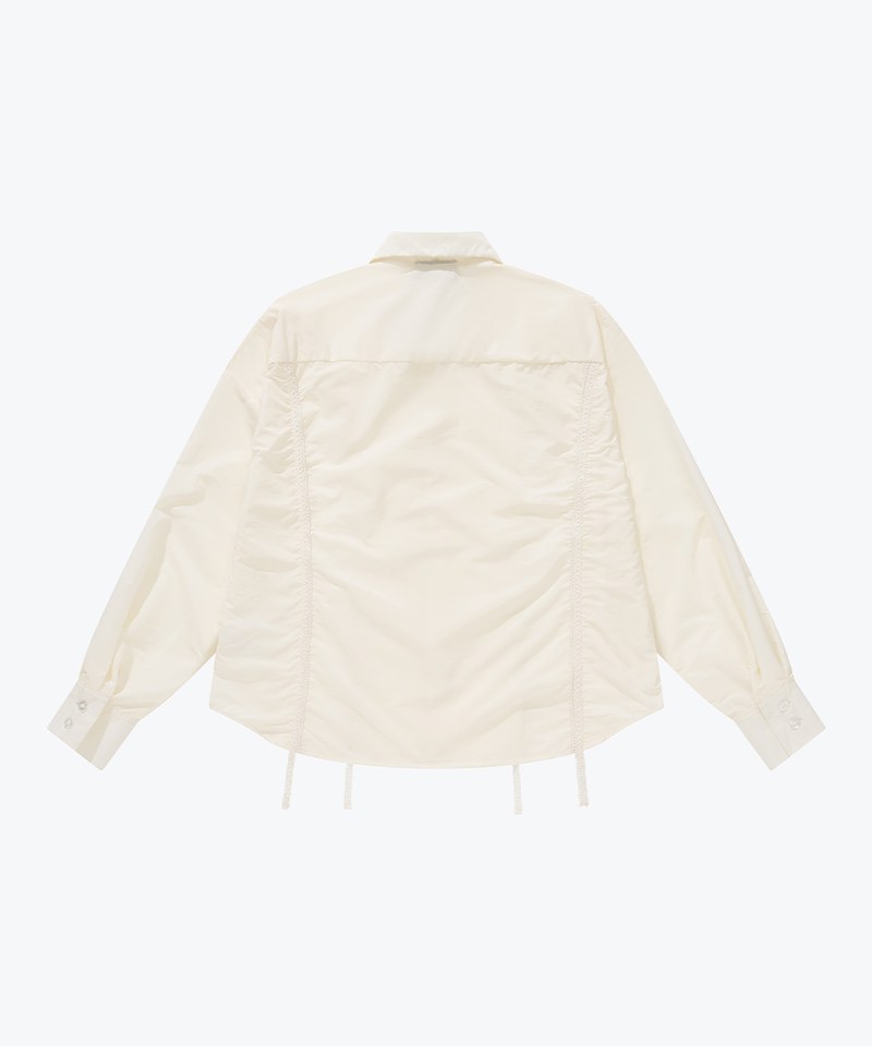 SNS0223W-251 立體剪裁襯衫 Chest Hole Oversize Shirt