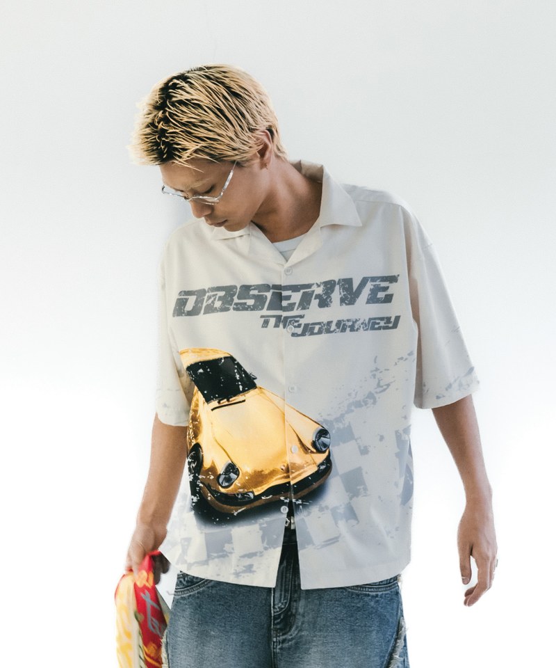 跑車圖像襯衫 Racing Full Print Shirt