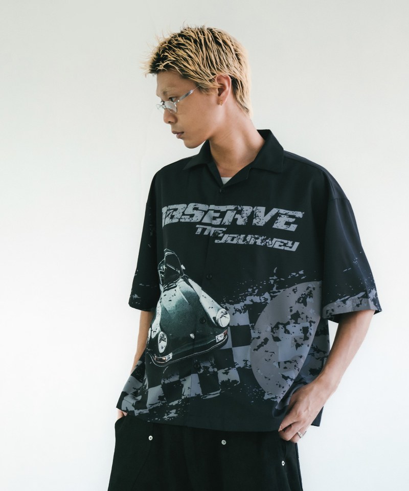 跑車圖像襯衫 Racing Full Print Shirt