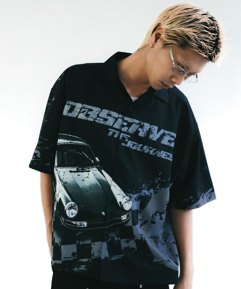 跑車圖像襯衫 Racing Full Print Shirt
