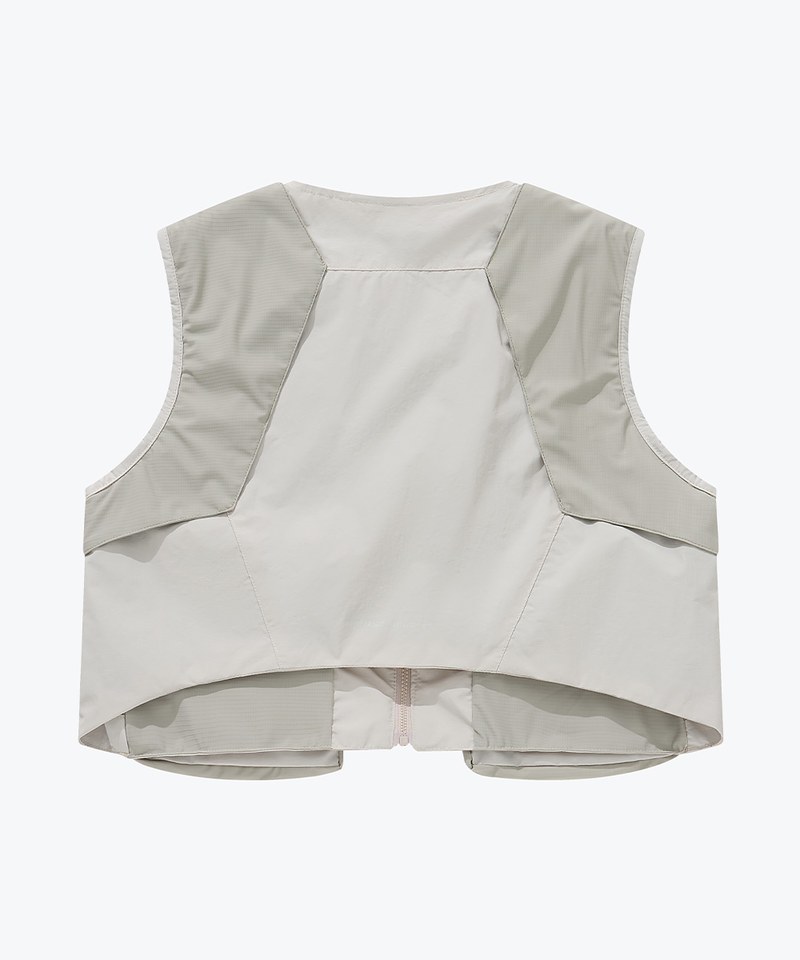 SNS0510W-251 防潑水短版背心 Paneled Dart Vest