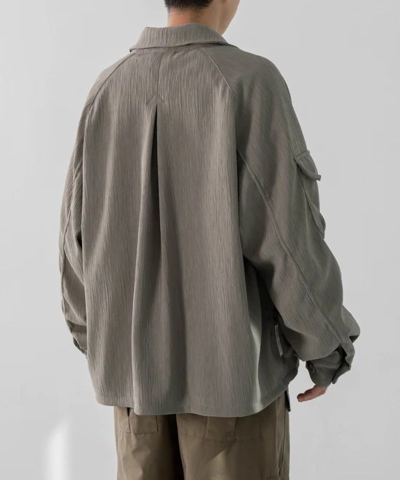 褶皺野戰夾克 Pleats Field Jacket