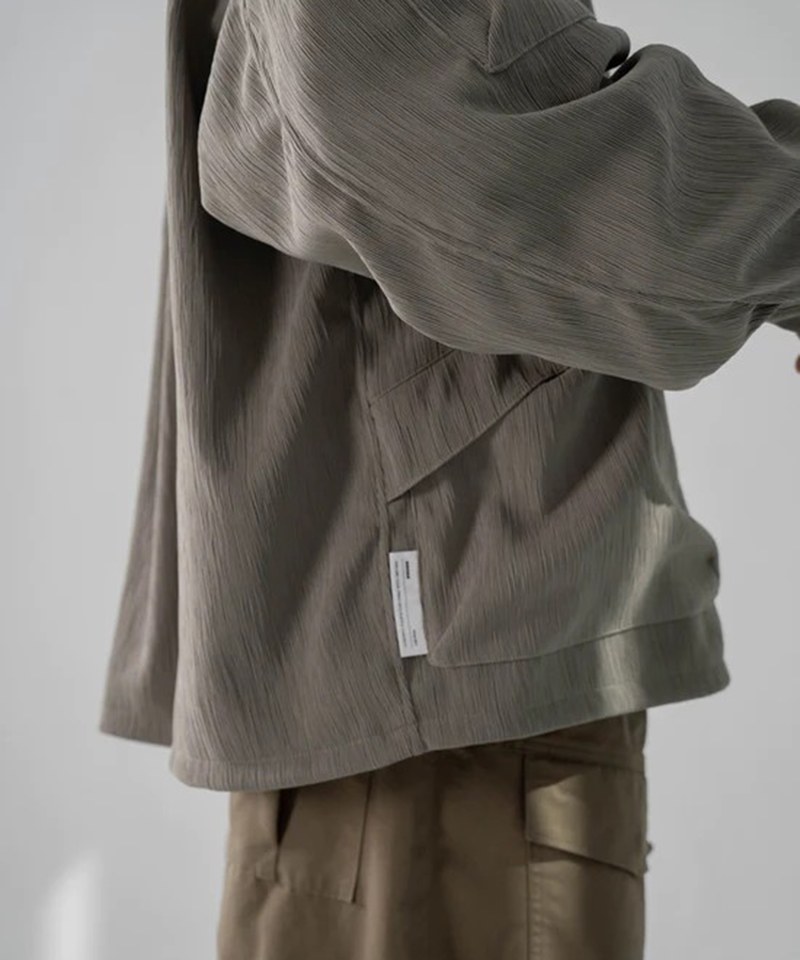 褶皺野戰夾克 Pleats Field Jacket