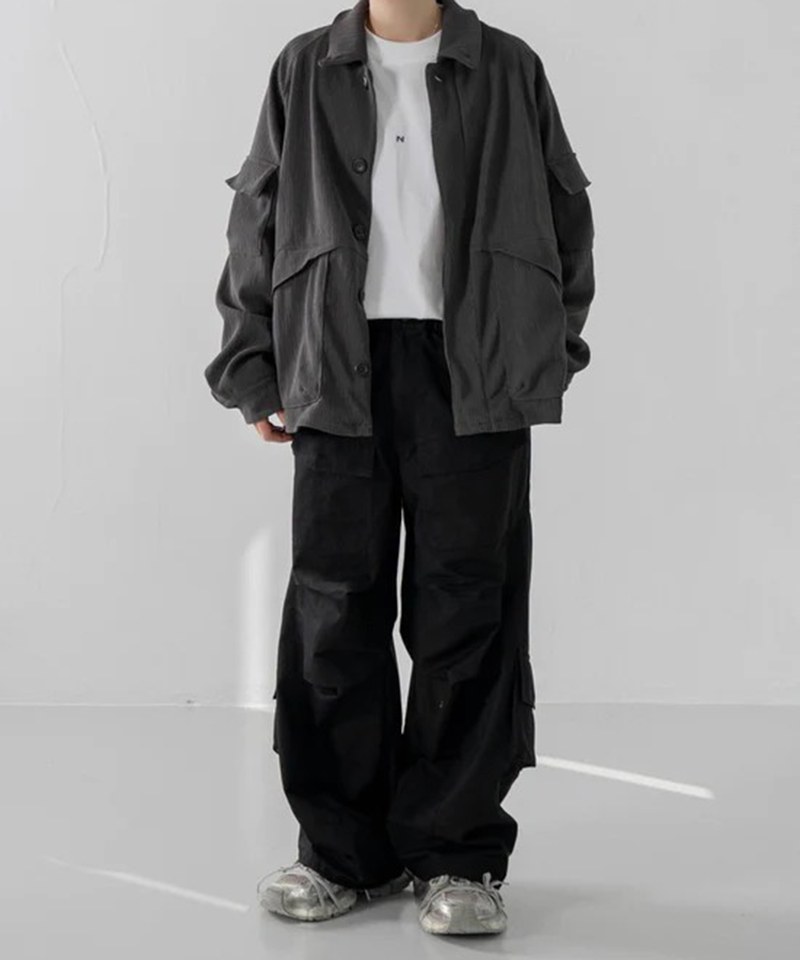 褶皺野戰夾克 Pleats Field Jacket