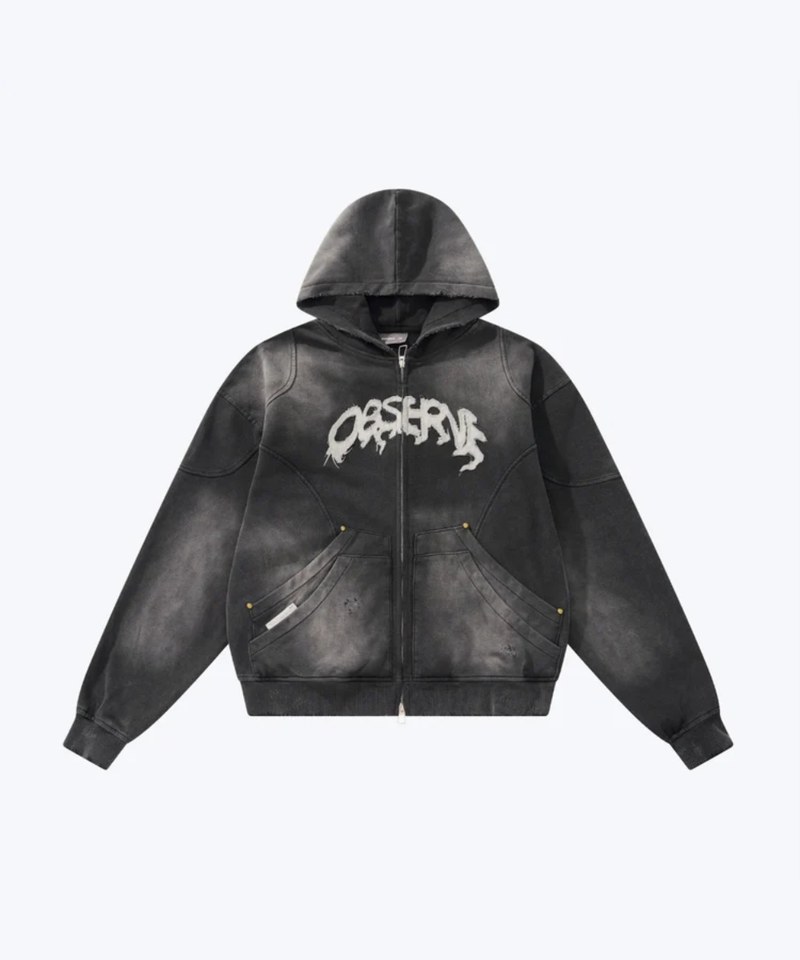 SNS1117-242 連帽外套 Heavy Faded Zip Hoodie