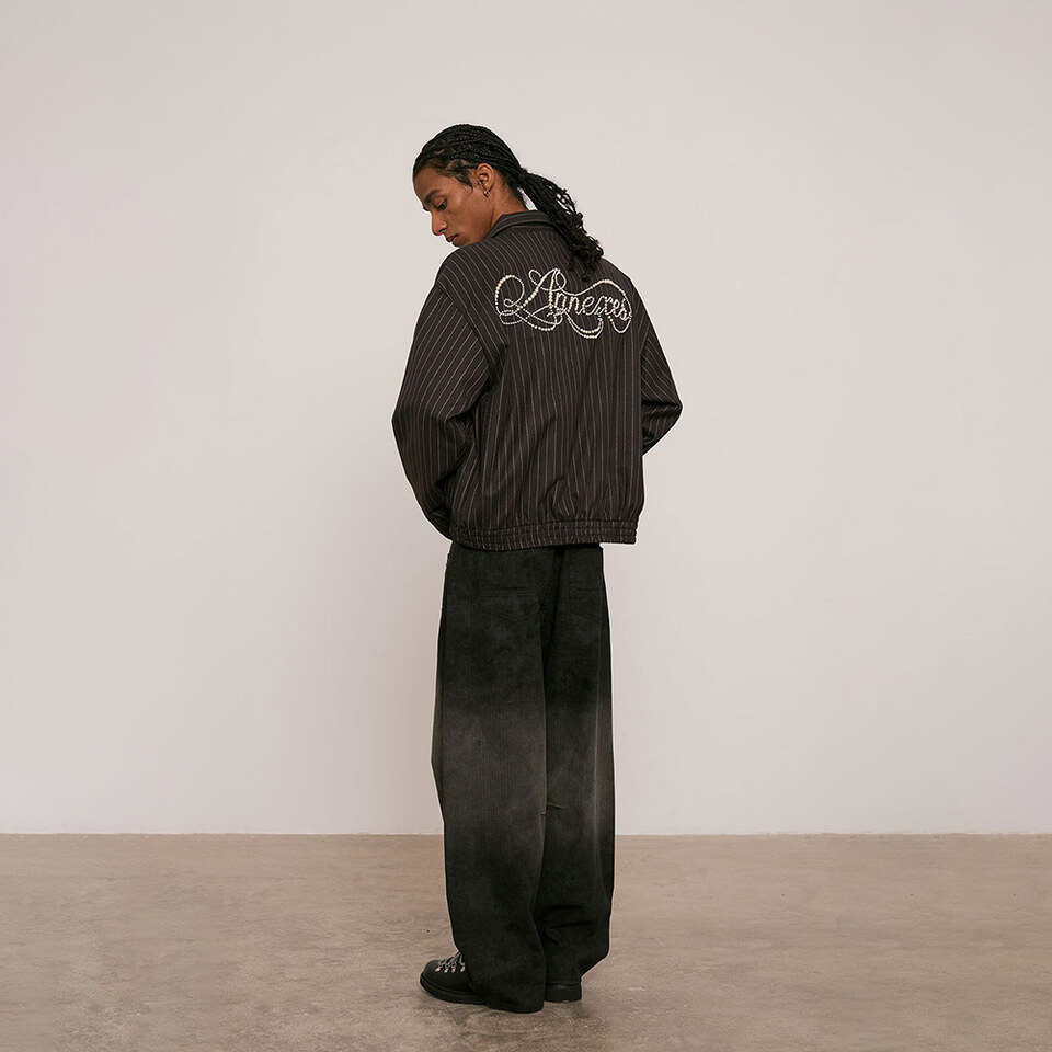 SNS1121-252 光澤條紋外套 Pearl Striped Jacket