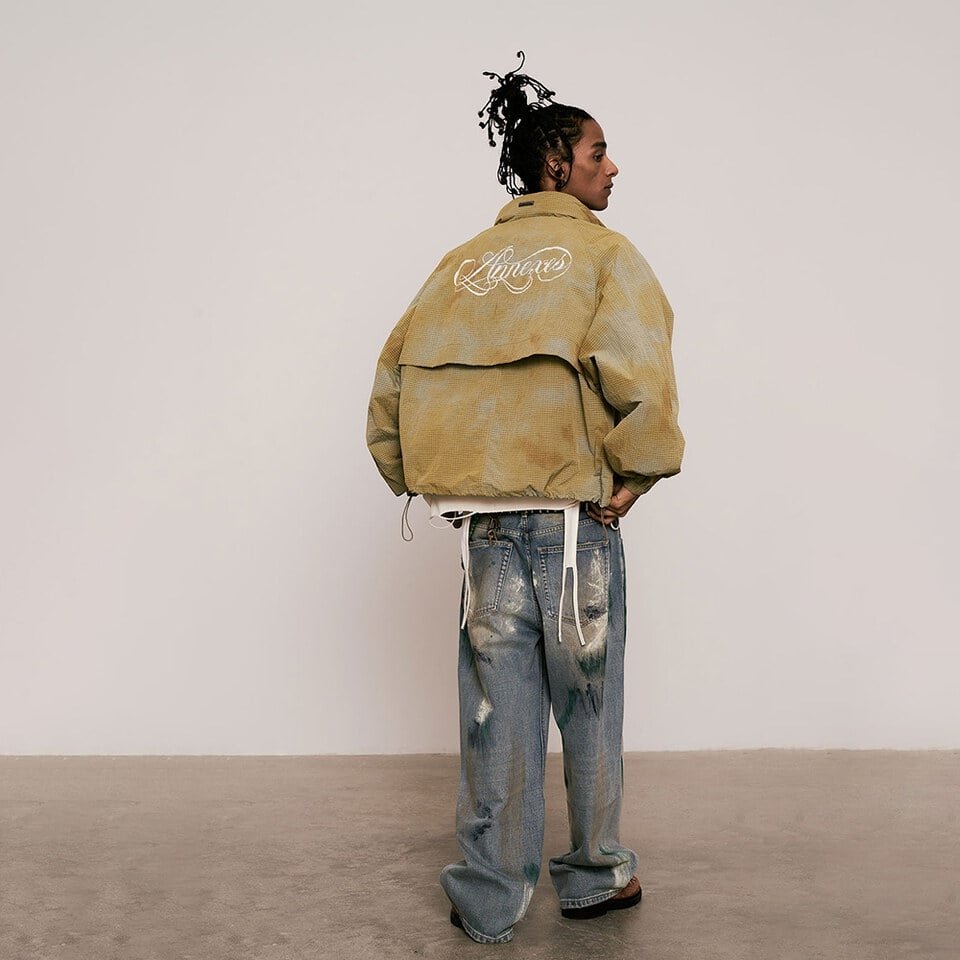 SNS1122-252 波紋染風衣外套 Wave Dye Trench Jacket