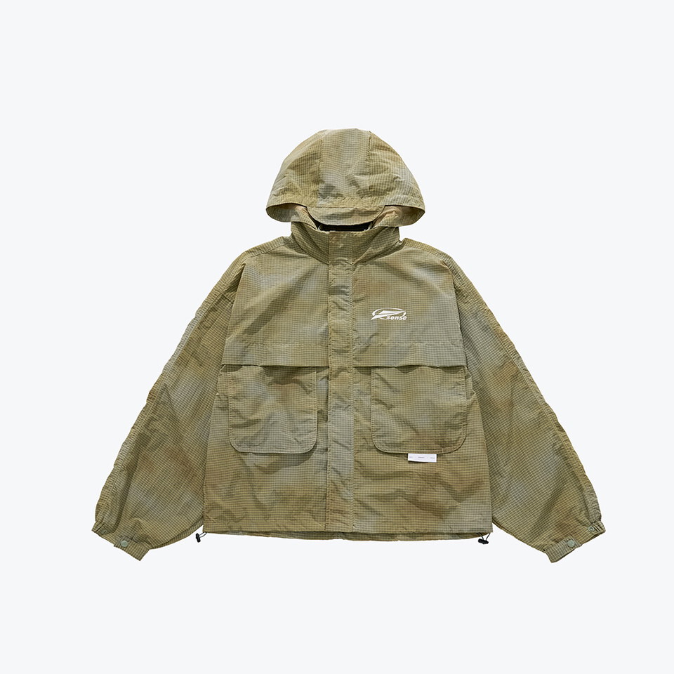 SNS1122-252 波紋染風衣外套 Wave Dye Trench Jacket