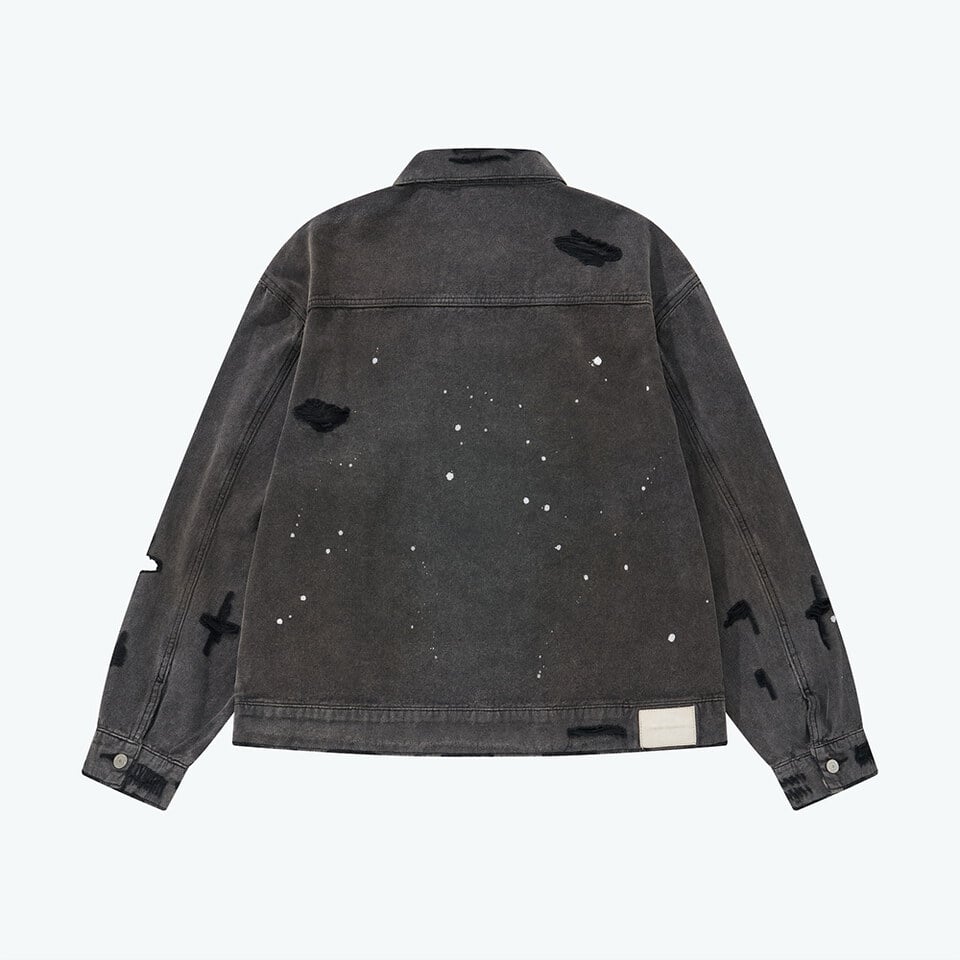 SNS1124-252 丹寧外套 Crash Destroy Denim JKT