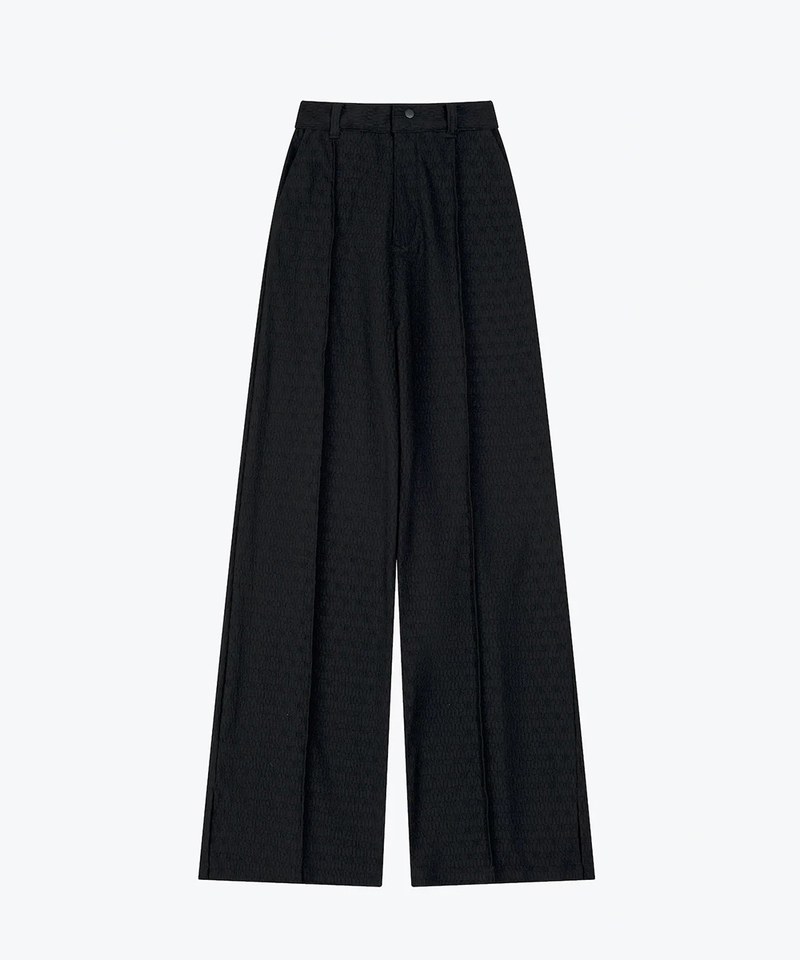 SNS1605-232 側開岔打褶長褲 HW Seersucker Pant