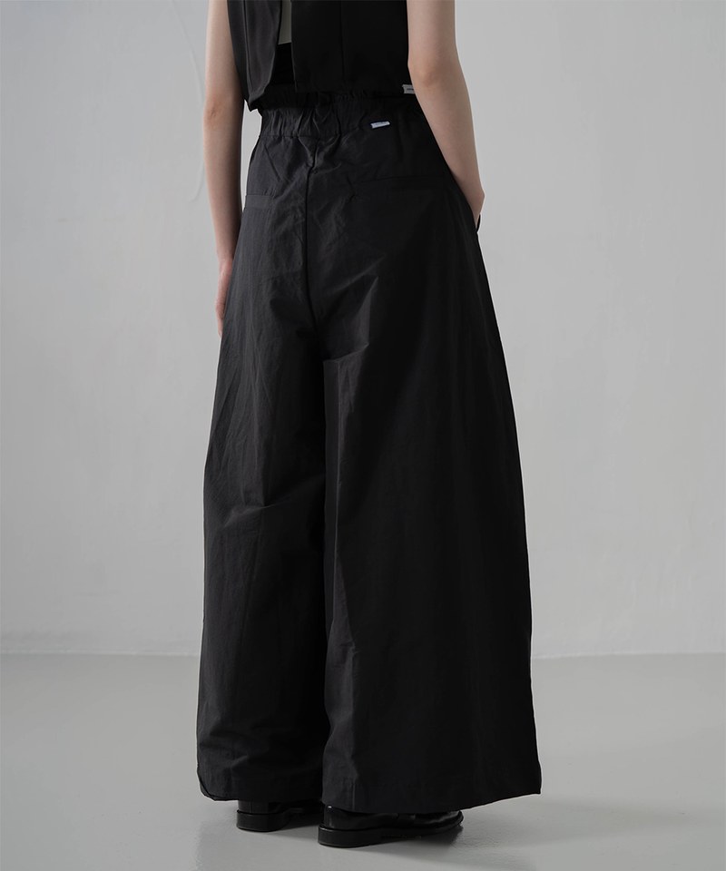 傘形抽繩長褲 Waffle High Waist Pants