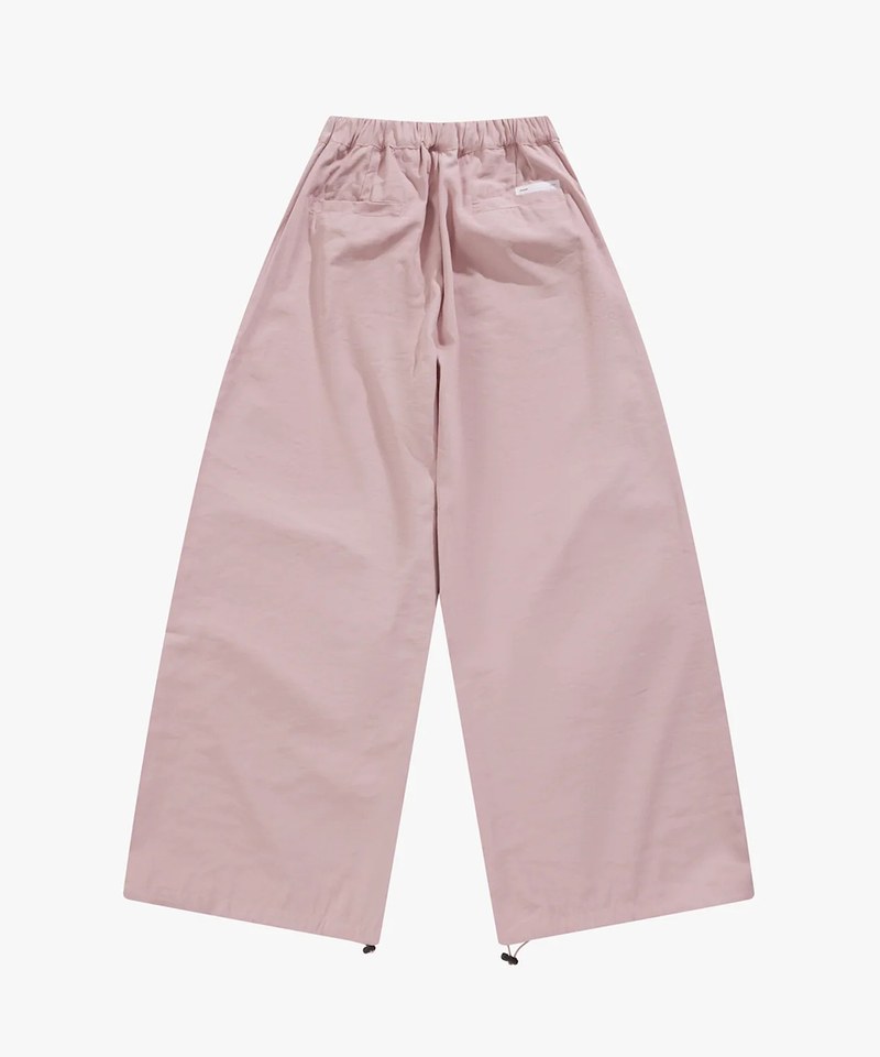 抽繩工裝褲 Wide Cut Cargo Pants Pink