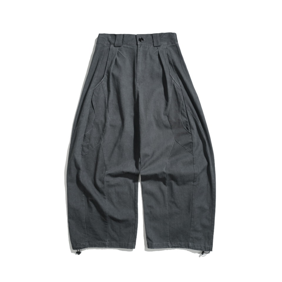 SNS1625-261 Octo x Sense 聯名打褶闊腿褲 Curve Pants Washed