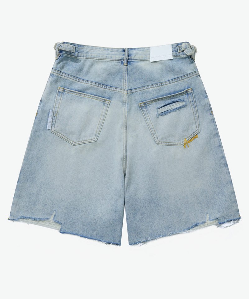 抽鬚牛仔短褲 DESTROYED DENIM SHORTS