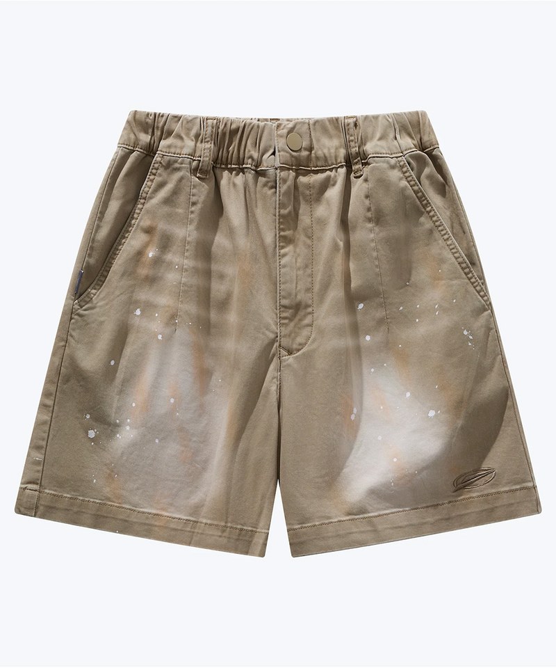 SNS1709-241 水洗潑墨短褲 Heavywash Smudged Chino Short