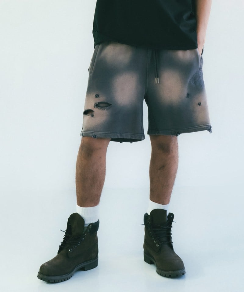 SNS1712-252 水洗運動短褲 Sun Faded Wash Sueat Shorts