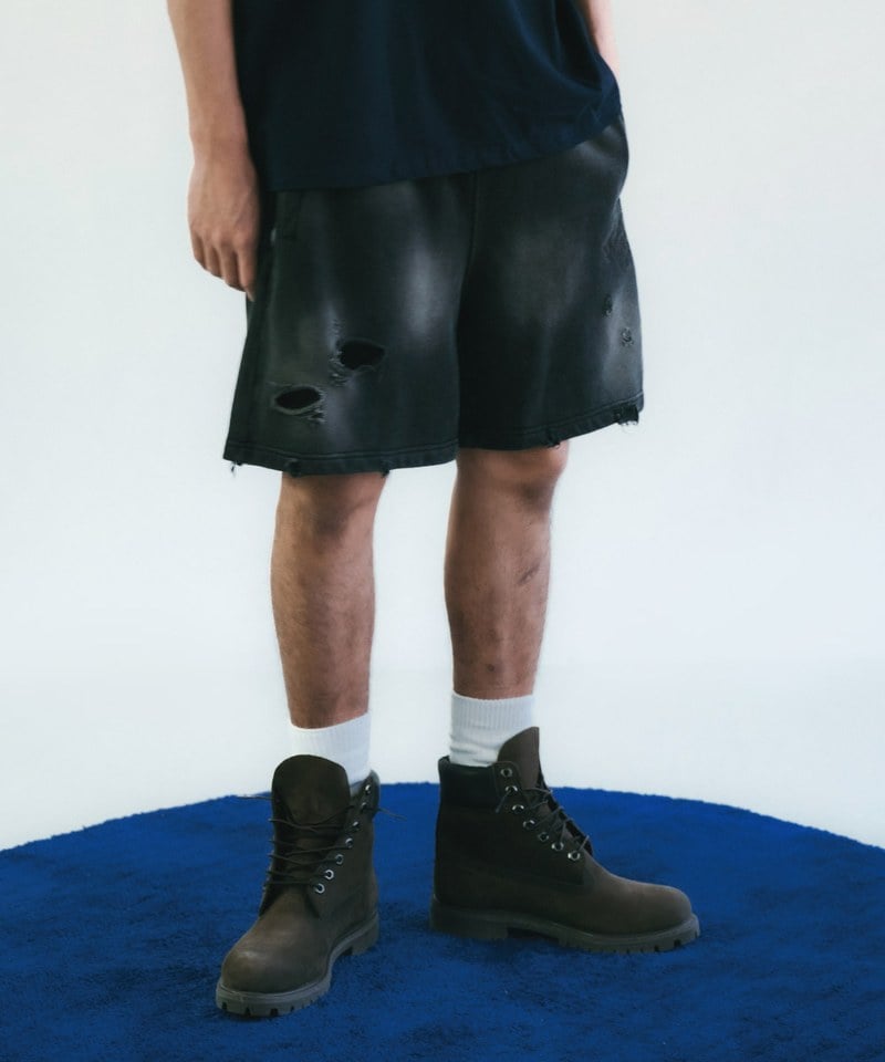 SNS1712-252 水洗運動短褲 Sun Faded Wash Sueat Shorts