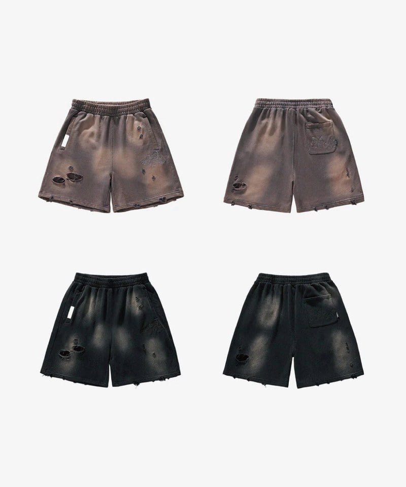 SNS1712-252 水洗運動短褲 Sun Faded Wash Sueat Shorts