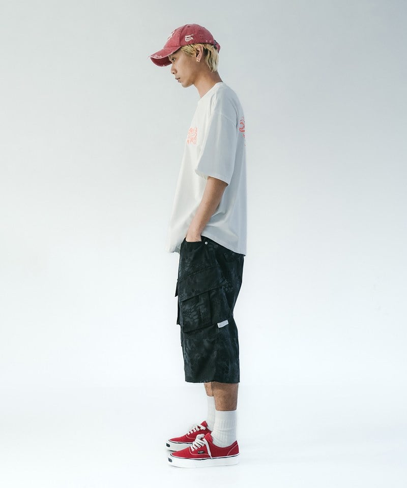 SNS1713-252 蛇紋工裝短褲 Snake Print Carpi Pants