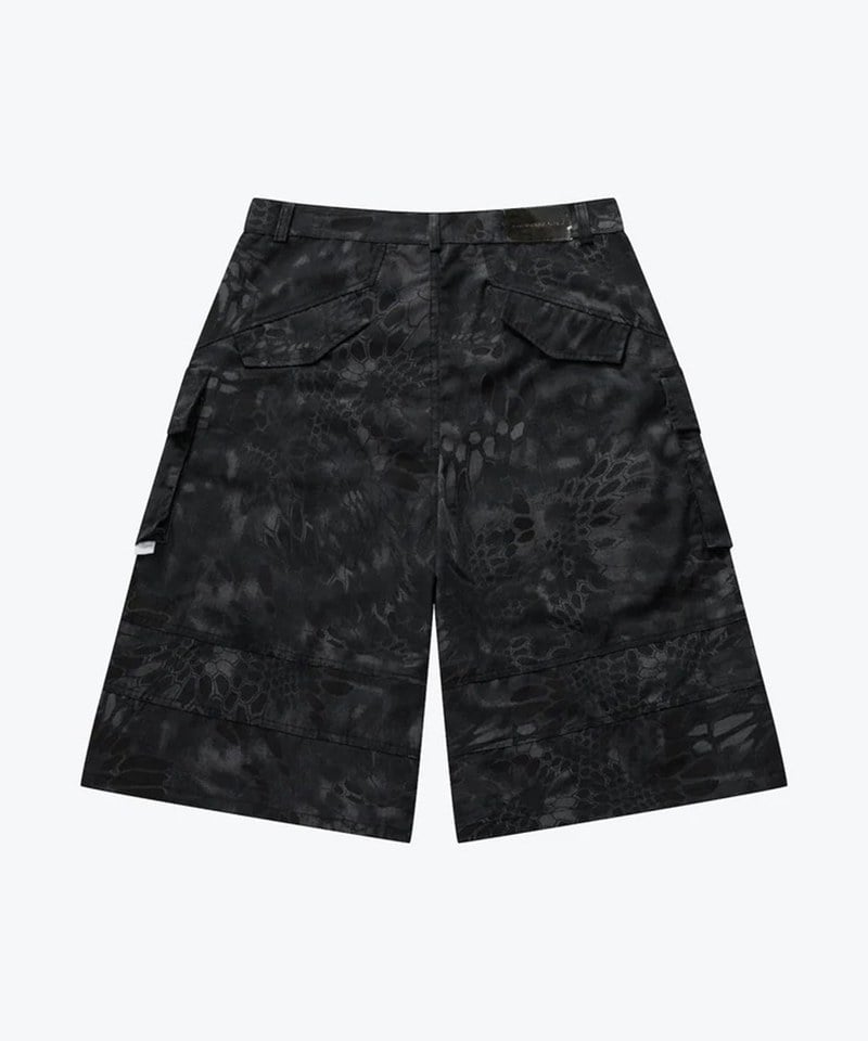 SNS1713-252 蛇紋工裝短褲 Snake Print Carpi Pants