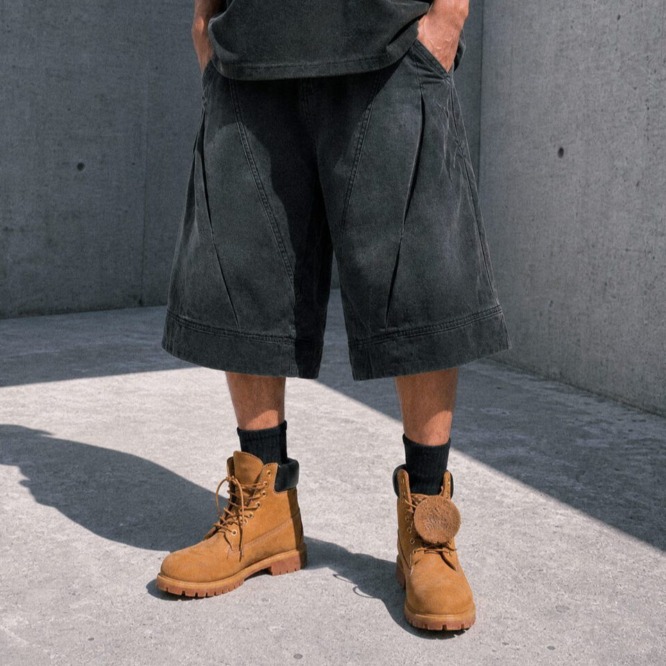 SNS1716-261 Octo x Sense 聯名水洗打褶短褲 Phase Wide Shorts