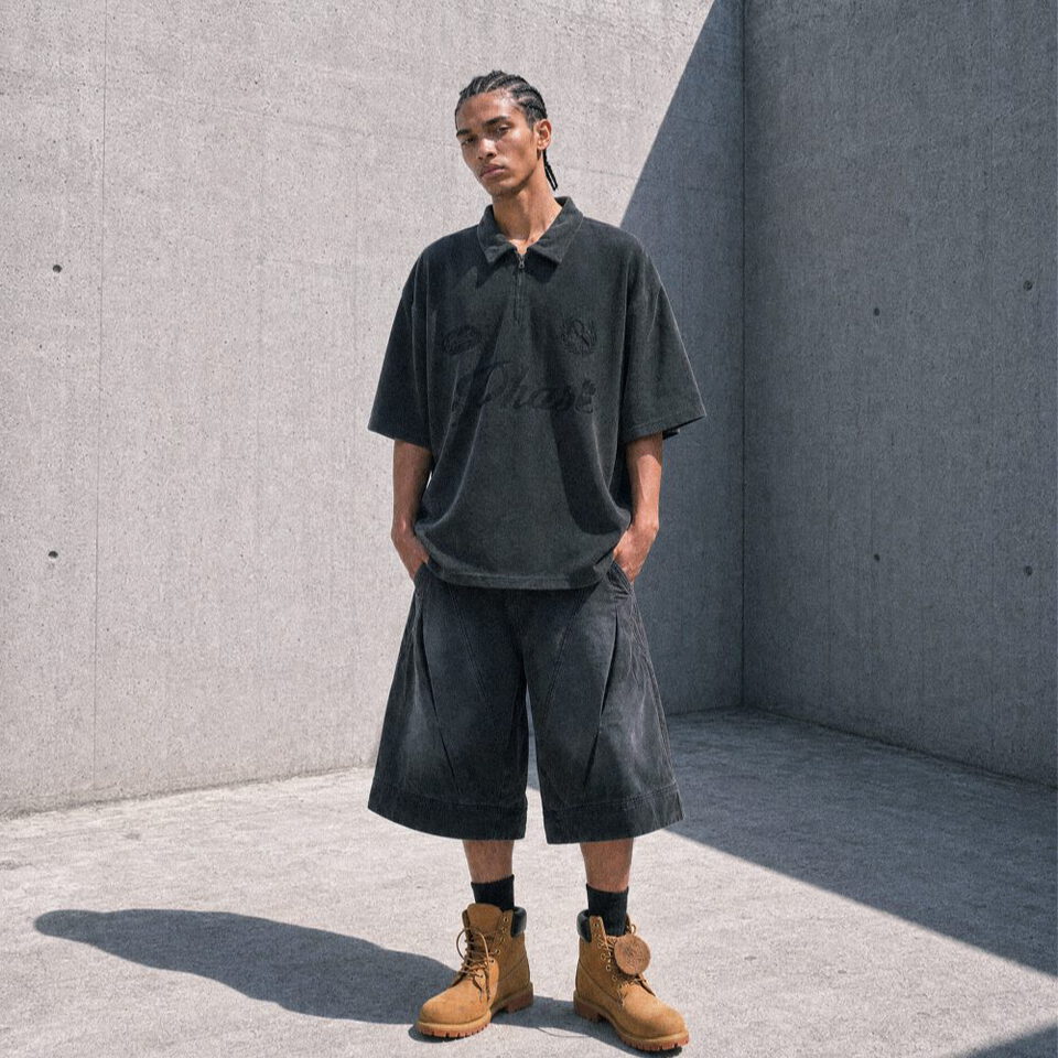 SNS1716-261 Octo x Sense 聯名水洗打褶短褲 Phase Wide Shorts