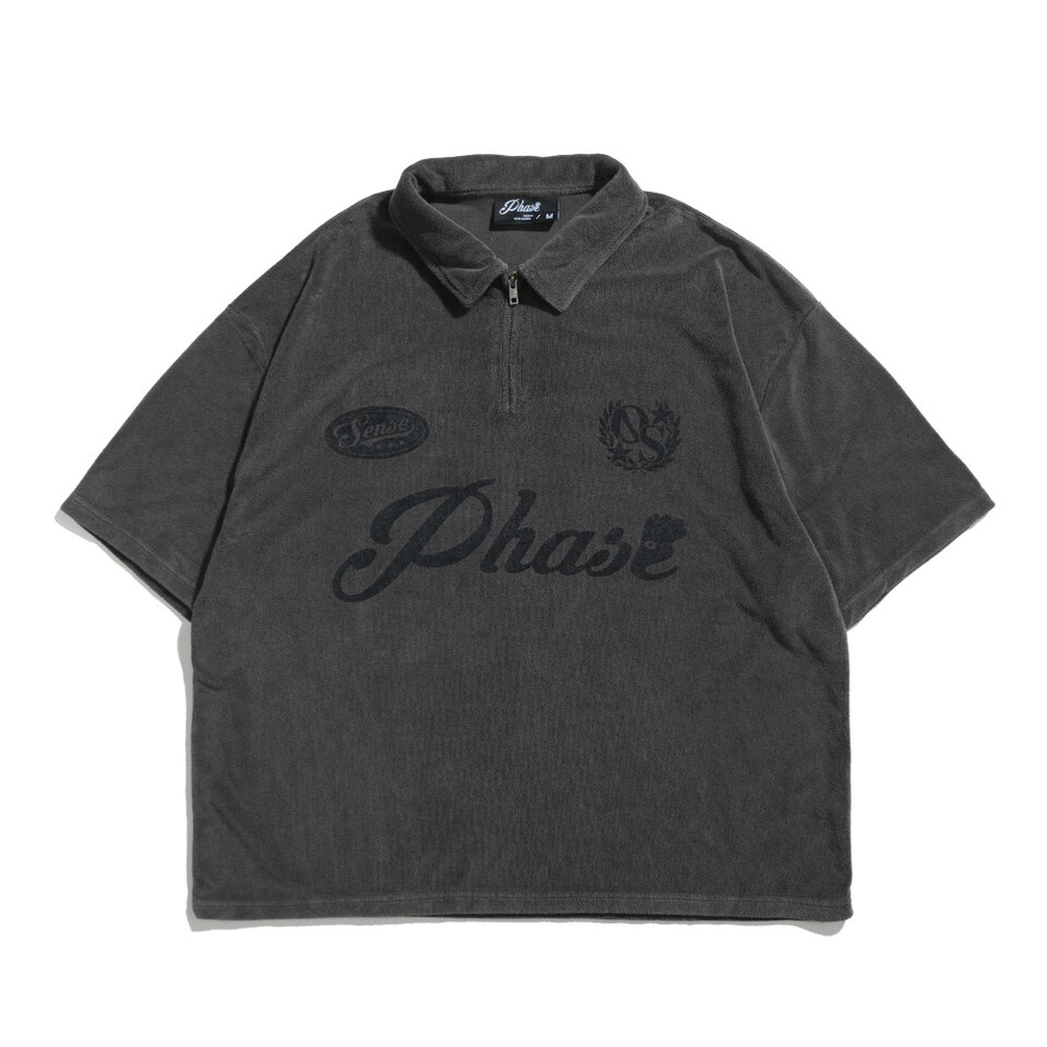 SNS3602-261 Octo x Sense 聯名絨面Polo短Tee Phase Zip Polo