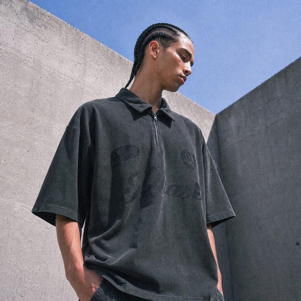 SNS3602-261 Octo x Sense 聯名絨面Polo短Tee Phase Zip Polo