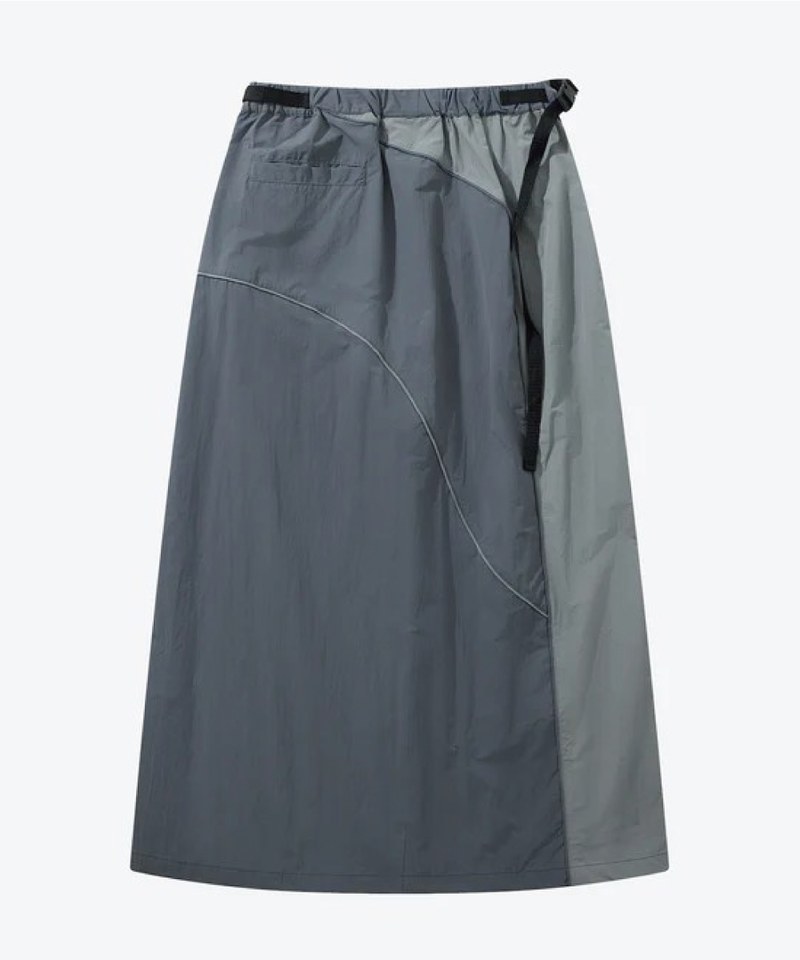 不對稱剪裁長裙 Slash Technical Wrap Skirts