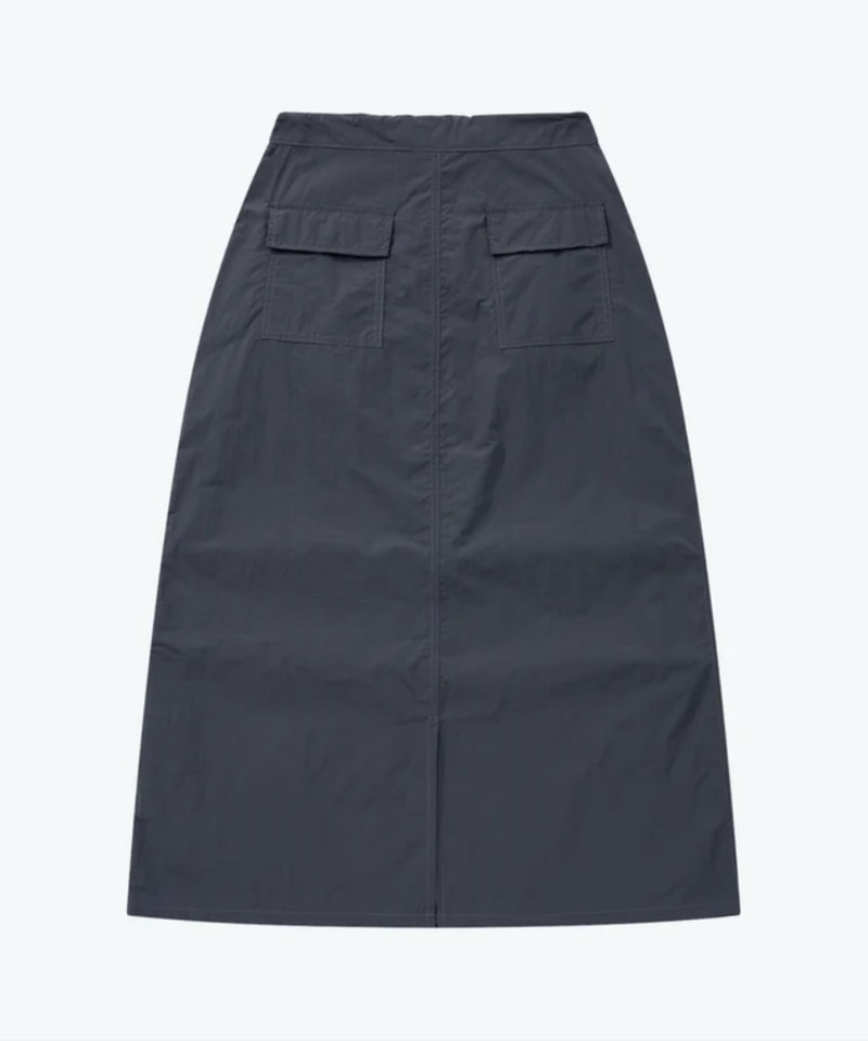 褶皺直筒裙 Parachute Ruched Straight Skirt