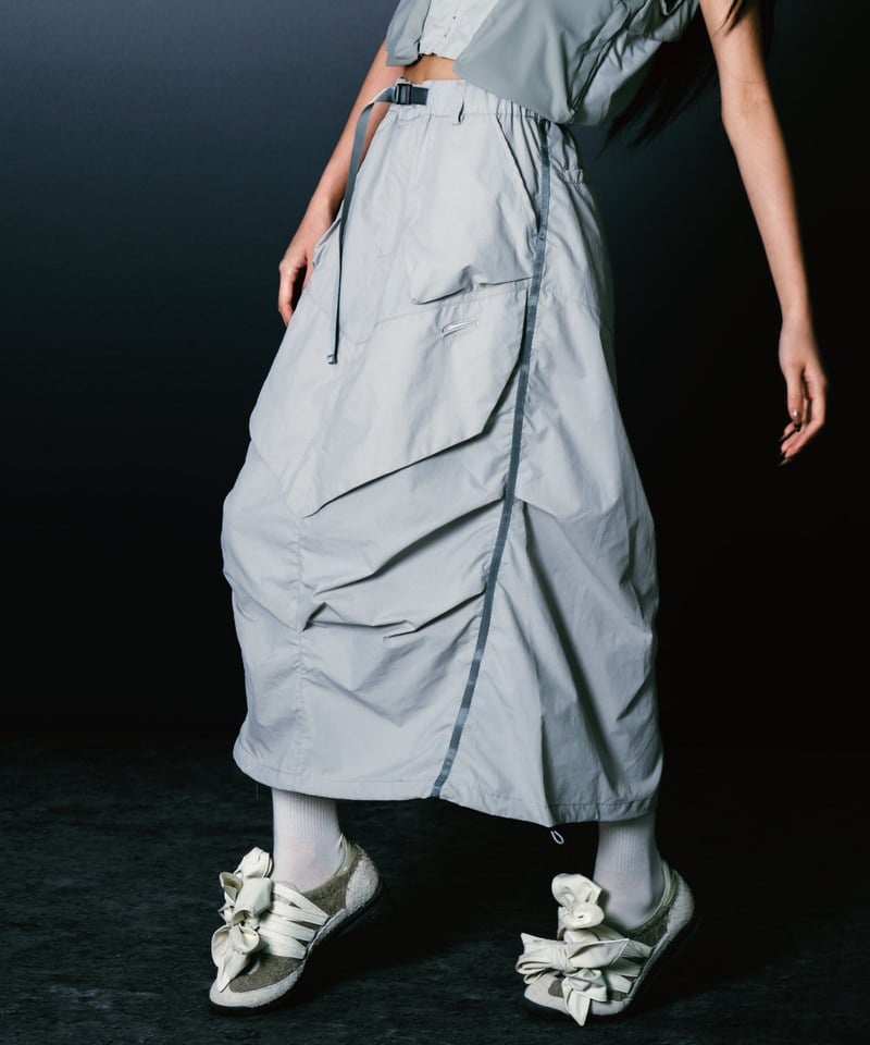 空氣感皺褶長裙 Driftline Cirrus Layer Skirt