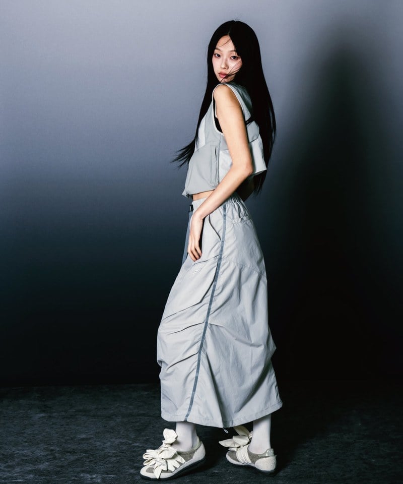 空氣感皺褶長裙 Driftline Cirrus Layer Skirt
