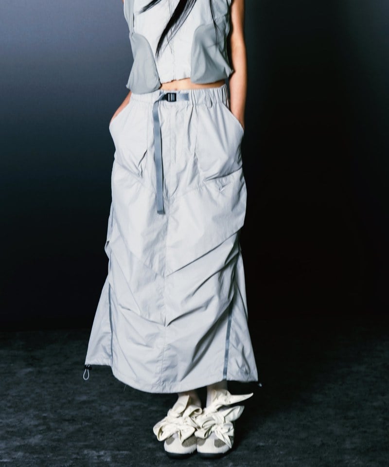 空氣感皺褶長裙 Driftline Cirrus Layer Skirt