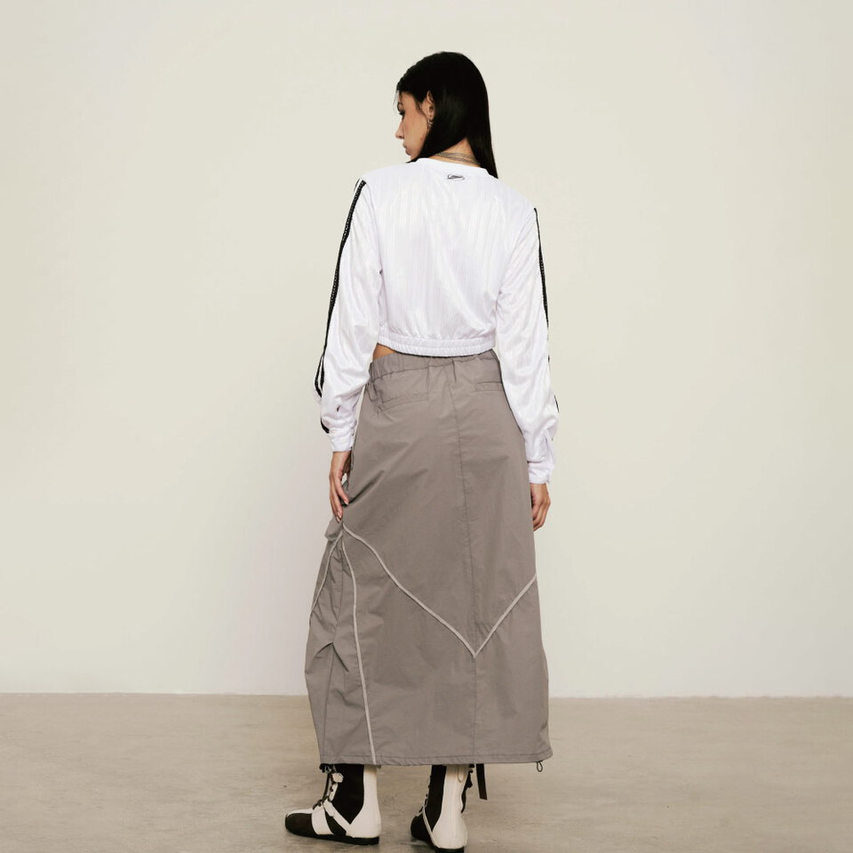 SNS4015-252 輕量拼接層次裙 Paneled Light Weightlayer Skirt
