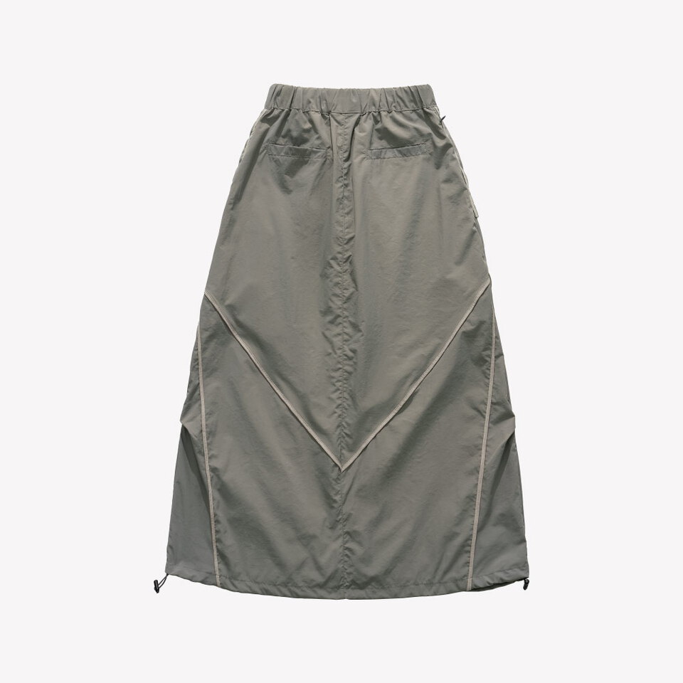 SNS4015-252 輕量拼接層次裙 Paneled Light Weightlayer Skirt