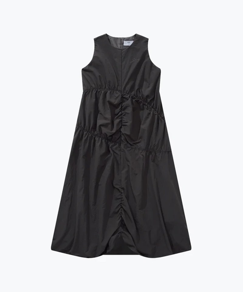 荷葉邊連身裙 Irrgular Elastic Ruffle Dress