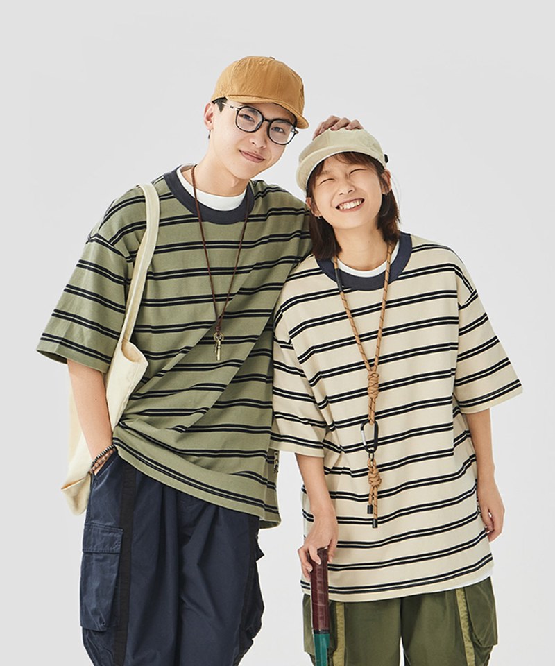 條紋短袖上衣 Double Stripes Shortsleeve T-Shirt