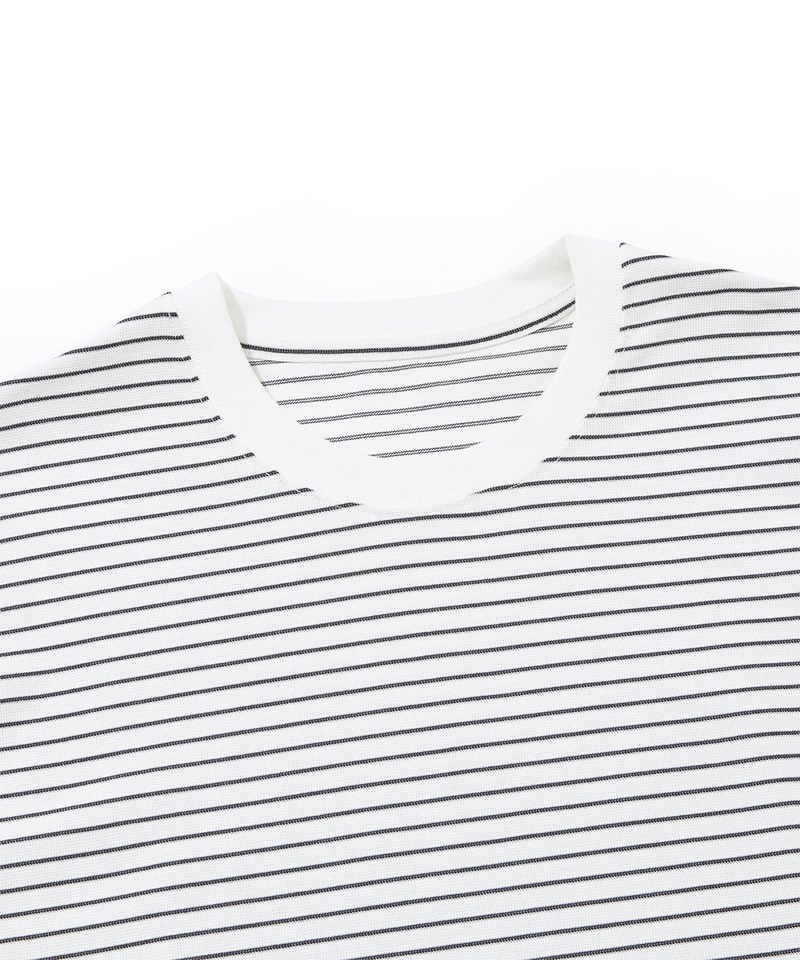 寬鬆條紋上衣 Oversized Waffle Striped T-Shirt