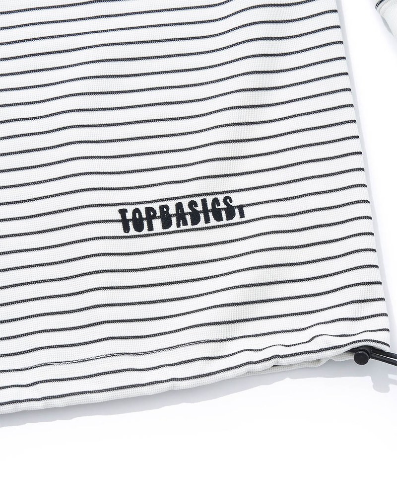寬鬆條紋上衣 Oversized Waffle Striped T-Shirt