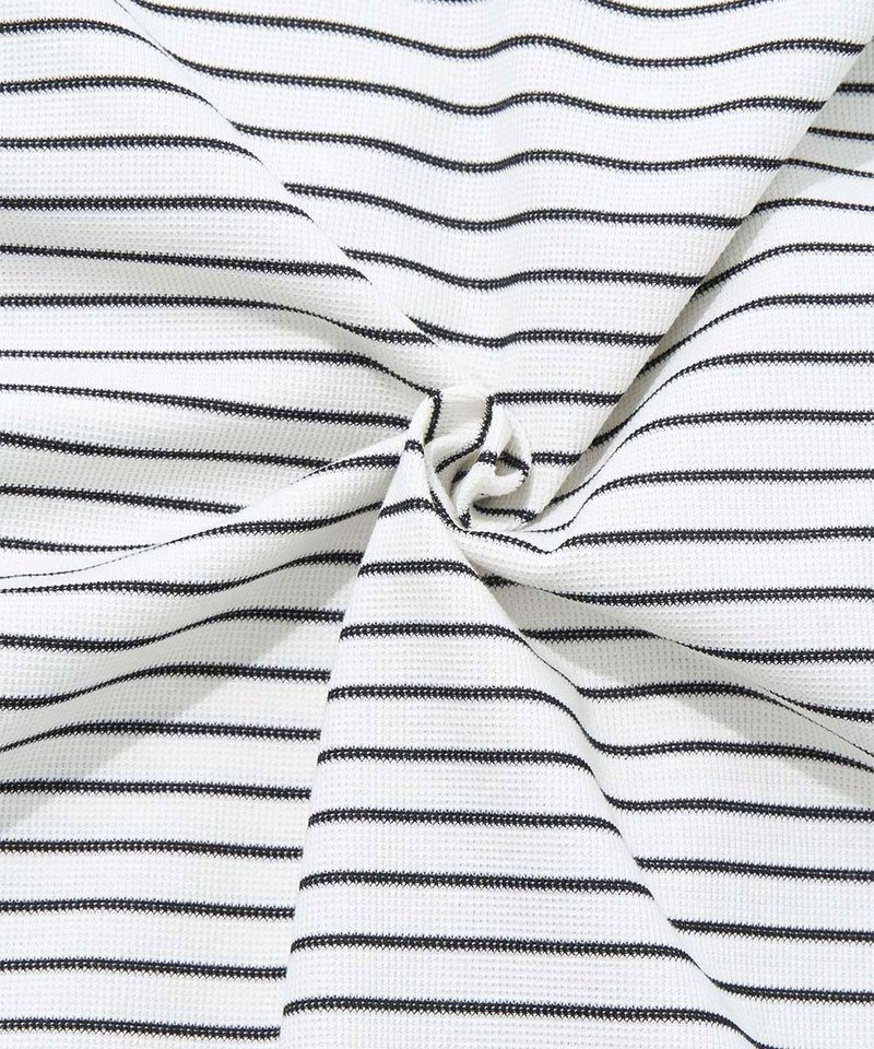 寬鬆條紋上衣 Oversized Waffle Striped T-Shirt
