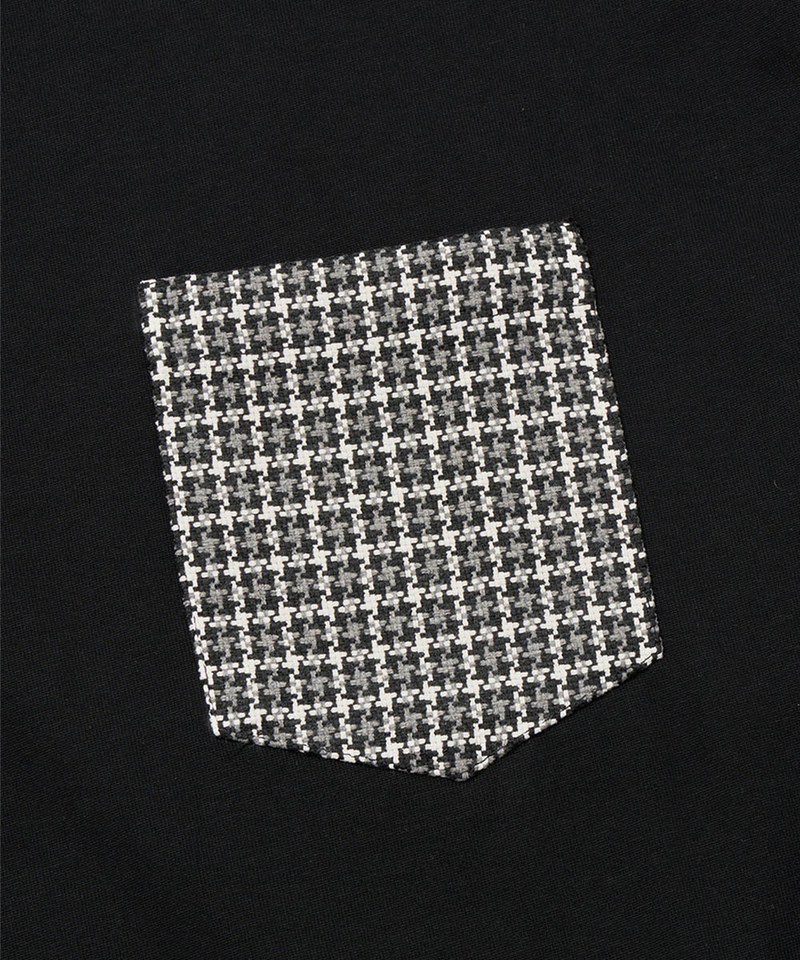 格紋口袋上衣 Oversized Checked Pocket T-shirt