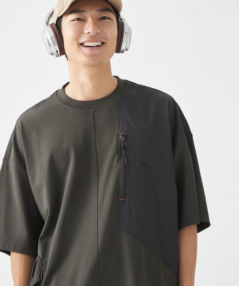 TBS0012-251 撞色拼接短袖T恤 Urban Patch T-Shirt