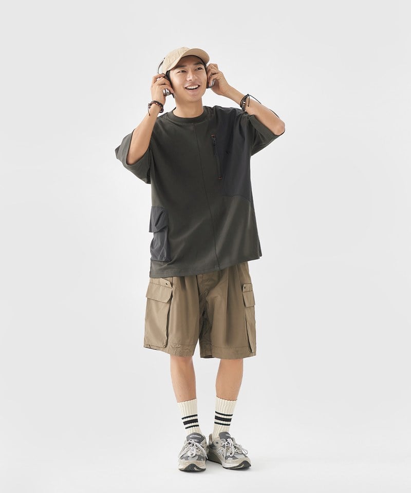 TBS0012-251 撞色拼接短袖T恤 Urban Patch T-Shirt