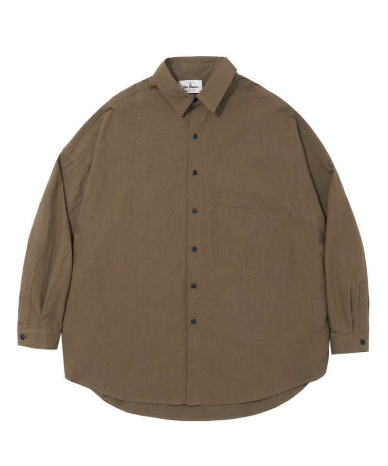 弧形下擺寬鬆襯衫 Rounded Seam Oversized Shirt
