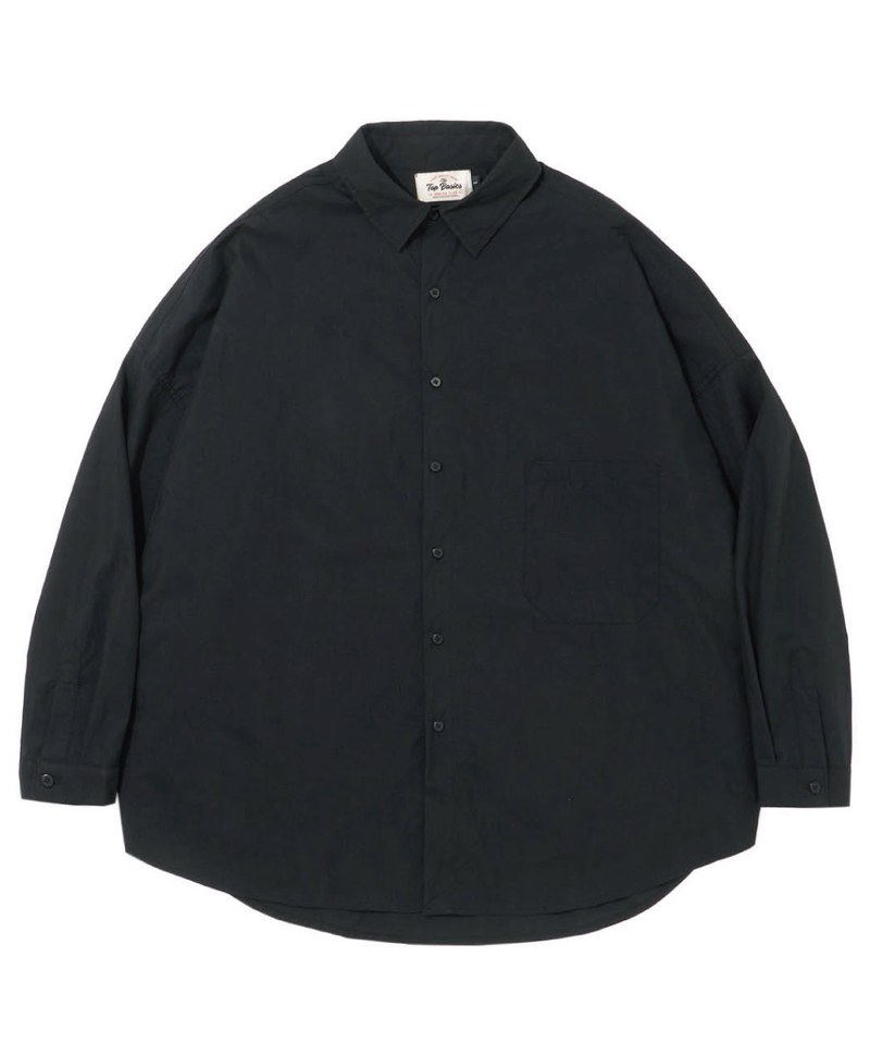 弧形下擺寬鬆襯衫 Rounded Seam Oversized Shirt