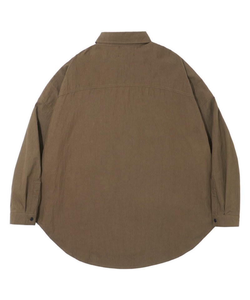 弧形下擺寬鬆襯衫 Rounded Seam Oversized Shirt